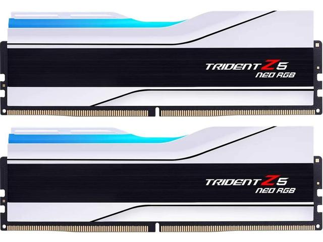 Оперативна памет 48GB (2x24GB) DDR5 6400 MT/s G.SKILL Trident Z5 Neo RGB White