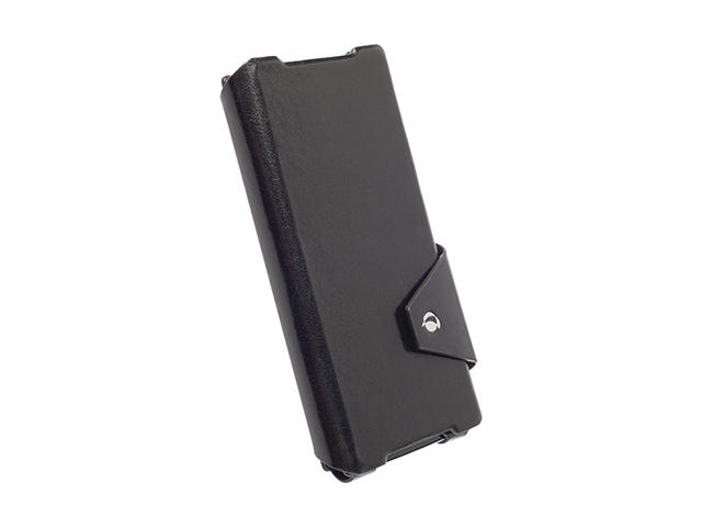 Калъфи Krusell Kalmar Wallet Case - кожен калъф, тип портфейл за Sony Xperia Z2