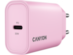 Зарядни устройства Canyon Wall Charger OnCharge 30CL, Pink