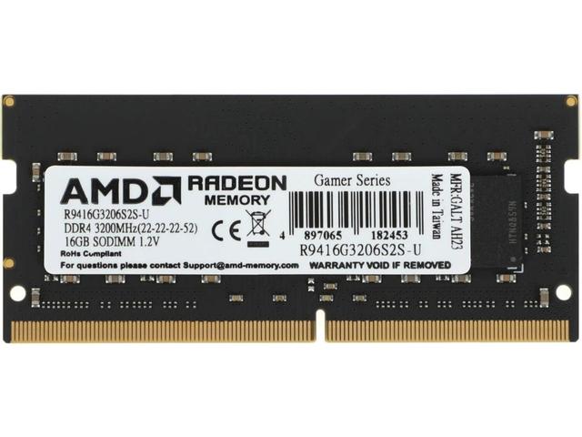 Оперативна памет 16GB DDR4 3200 MT/s AMD Radeon R9 Gamer Series