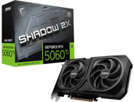 Видео карти MSI GeForce RTX 5060 Ti 16G SHADOW 2X OC PLUS