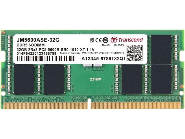Оперативна памет 32GB DDR5 5600MHz Transcend