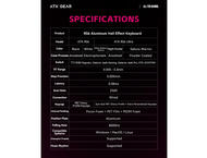 Клавиатури ATK RS6 Ultra - 8K, TTC RGB Magneto [Linear] - Night Hunter