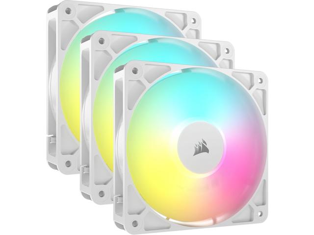 Вентилатори Corsair RS120 ARGB PWM White Triple Pack