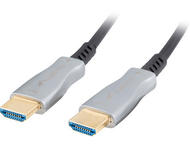 Кабели и Адаптери Lanberg HDMI M/M v2.0 кабел 50 м оптичен черен aoc