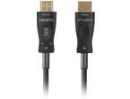 Кабели и Адаптери Lanberg HDMI M/M v2.1 кабел 100 м оптичен черен aoc