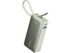 Външни батерии Anker Nano Power Bank(30W,Built-In USB-C Cable) - Green