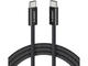 Кабели и Адаптери Anker Zolo USB C to USB C 240W Braided Fast Charging Cable A8060, Black