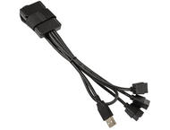 Кабели за компоненти Lian Li PW-U2TPAB USB 2.0 1-to-3 Hub