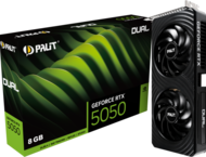 Видео карти Palit GeForce RTX 5050 Dual 8GB