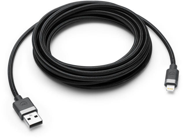 Кабели и Адаптери Мophie cable-Lightning-USBA-3M-Black-Apple (Apple Exclusve)