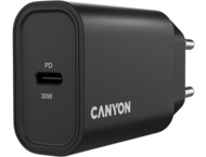 Зарядни устройства Canyon Wall Charger OnCharge 30CL, Black