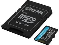 Карти памет 512GB microSDXC Kingston Canvas Go Plus Gen4