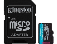 Карти памет 256GB microSDXC Kingston Canvas Go Plus Gen4