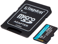 Карти памет 256GB microSDXC Kingston Canvas Go Plus Gen4