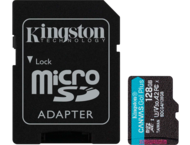 Карти памет 128GB microSDXC Kingston Canvas Go Plus Gen4