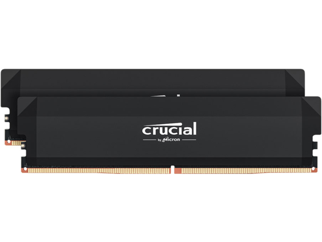 Оперативна памет 32GB (2x16GB) DDR5 6400 MT/s Crucial Pro OC Gaming Black