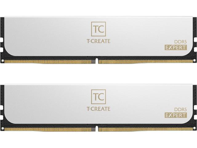 Оперативна памет 32GB (2x16GB) DDR5 6000 MT/s CL38 TeamGroup T-Create Expert White
