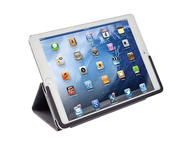 Калъфи за таблети Krusell Malmo Tablet Case - кожен кейс и поставка за iPad Air 2 (черен)