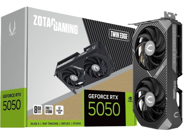Видео карти ZOTAC GAMING GeForce RTX 5050 Twin Edge 8GB