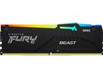 Оперативна памет 32GB DDR5 6000 MT/s Kingston FURY Beast RGB Black