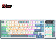 Клавиатури Royal Kludge RK-S98 Light Cloud, Chartreuse switch