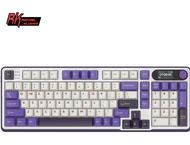 Клавиатури Royal Kludge RK-S98 Light Cloud, Blackberry Mousse