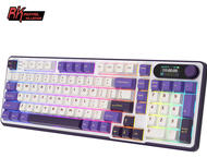 Клавиатури Royal Kludge RK-S98 Light Cloud, Blackberry Mousse