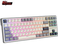 Клавиатури Royal Kludge R87Pro Half Grey, Creamy switch