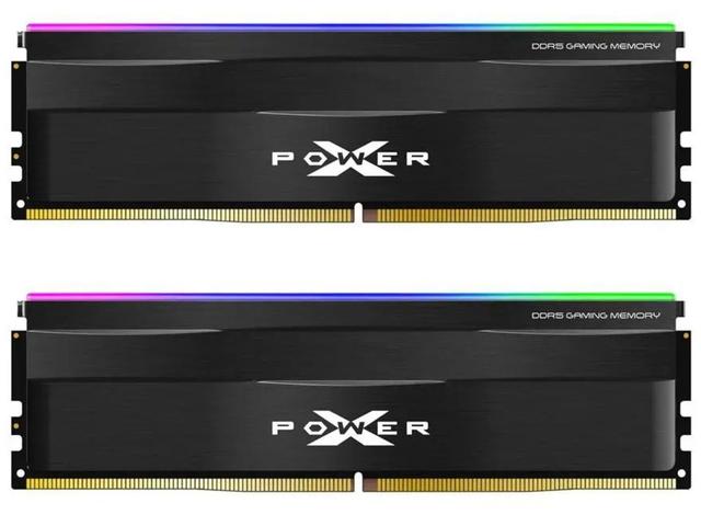 Оперативна памет 32GB (2x16GB) DDR5 6000 MT/s Silicon Power XPower Zenith RGB Black