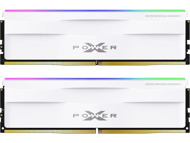Оперативна памет 32GB (2x16GB) DDR5 6000 MT/s Silicon Power XPower Zenith RGB White