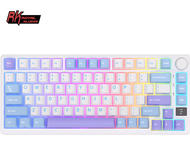 Клавиатури Royal Kludge RK-M75 Taro Milk, K Silver switch