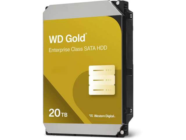 Твърди дискове 20TB Western Digital Gold Enterprise Class