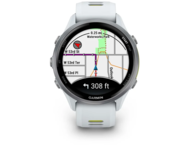 Смарт часовници Garmin Forerunner® 970 - Titanium с Whitestone корпус и Whitestone/Translucent Amp Yellow каишка 