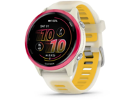 Смарт часовници Garmin Forerunner® 570 - 42мм - Raspberry Aluminium с Translucent Bone/Mango каишка 