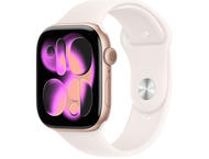 Смарт часовници Apple Watch S11 GPS 42mm Rose Gold Aluminium Case with Light Blush Sport Band - S/M