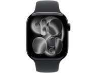 Смарт часовници Apple Watch S11 GPS + Cellular 42mm Jet Black Aluminium Case with Black Sport Band - M/L