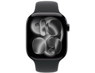 Смарт часовници Apple Watch S11 GPS + Cellular 46mm Jet Black Aluminium Case with Black Sport Band - S/M