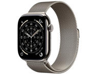 Смарт часовници Apple Watch S11 GPS + Cellular 46mm Natural Titanium Case with Natural Milanese Loop - S/M