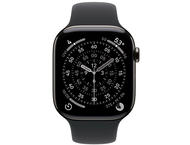 Смарт часовници Apple Watch S11 GPS + Cellular 46mm Slate Titanium Case with Black Sport Band - M/L
