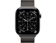 Смарт часовници Apple Watch S11 GPS + Cellular 46mm Slate Titanium Case with Slate Milanese Loop - M/L