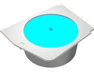 Части и аксесоари COUGAR Luminous rotating platform for FV270, White