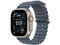 Смарт часовници Apple Watch Ultra 3 Cellular 49mm Natural Titanium Case with Anchor Blue Ocean Band