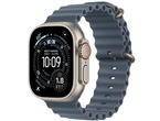 Смарт часовници Apple Watch Ultra 3 Cellular 49mm Natural Titanium Case with Anchor Blue Ocean Band