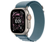 Смарт часовници Apple Watch Ultra 3 Cellular 49mm Natural Titanium Case with Light Blue Alpine Loop - Small