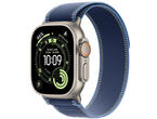 Смарт часовници Apple Watch Ultra 3 Cellular 49mm Natural Titanium Case with Blue/Bright Blue Trail Loop - S/M