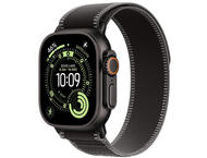 Смарт часовници Apple Watch Ultra 3 Cellular 49mm Black Titanium Case with Black/Charcoal Trail Loop - S/M
