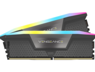 Оперативна памет 96GB (2x48GB) DDR5 6000 MT/s CL36 Corsair VENGEANCE RGB Grey