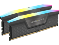 Оперативна памет 96GB (2x48GB) DDR5 6000 MT/s CL36 Corsair VENGEANCE RGB Grey