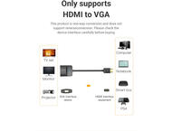 Кабели и Адаптери Vention адаптер HDMI M to VGA F